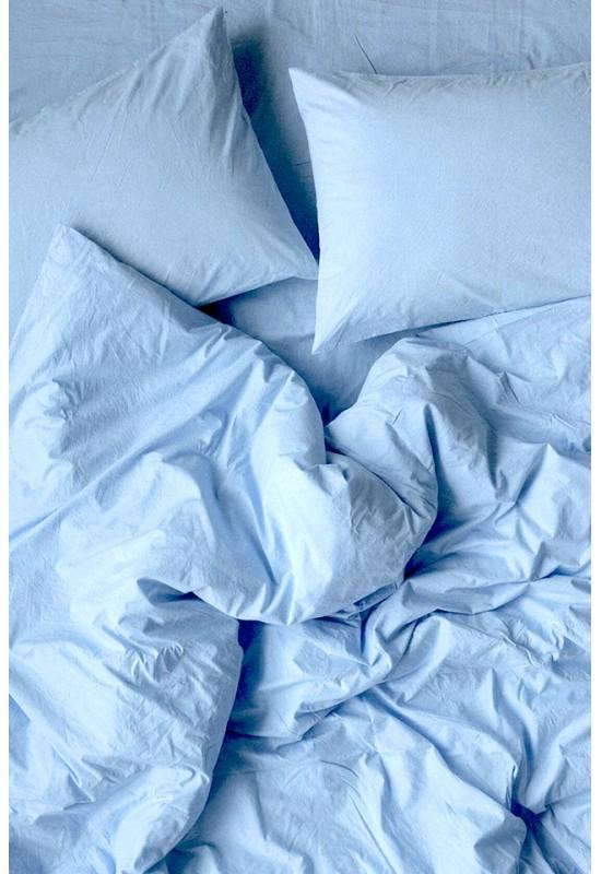Cotton bedding in Sky blue
