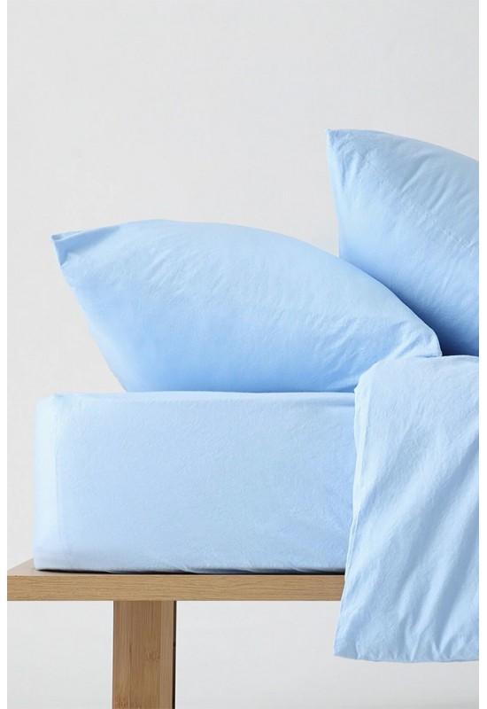 Cotton bedding in Sky blue