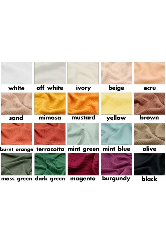 Muslin dress LOLA in various colors