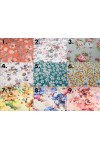 Floral Prints Waterproof Cotton Tablecloth 