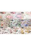 Floral Prints Waterproof Cotton Tablecloth 