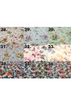 Floral Prints Waterproof Cotton Tablecloth 