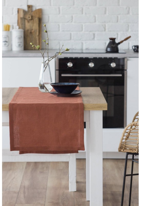 Terracotta - Burnt Orange Table Runner