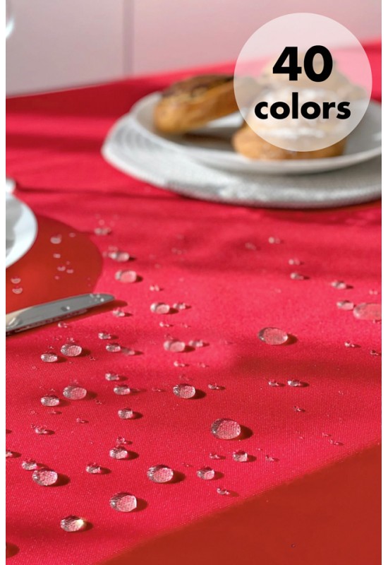 Waterproof Cotton Tablecloth | 40 colors