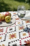 Waterproof Cotton Tablecloth with Ethnic Prints