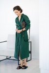 Linen Maxi Shirt Dress for Women