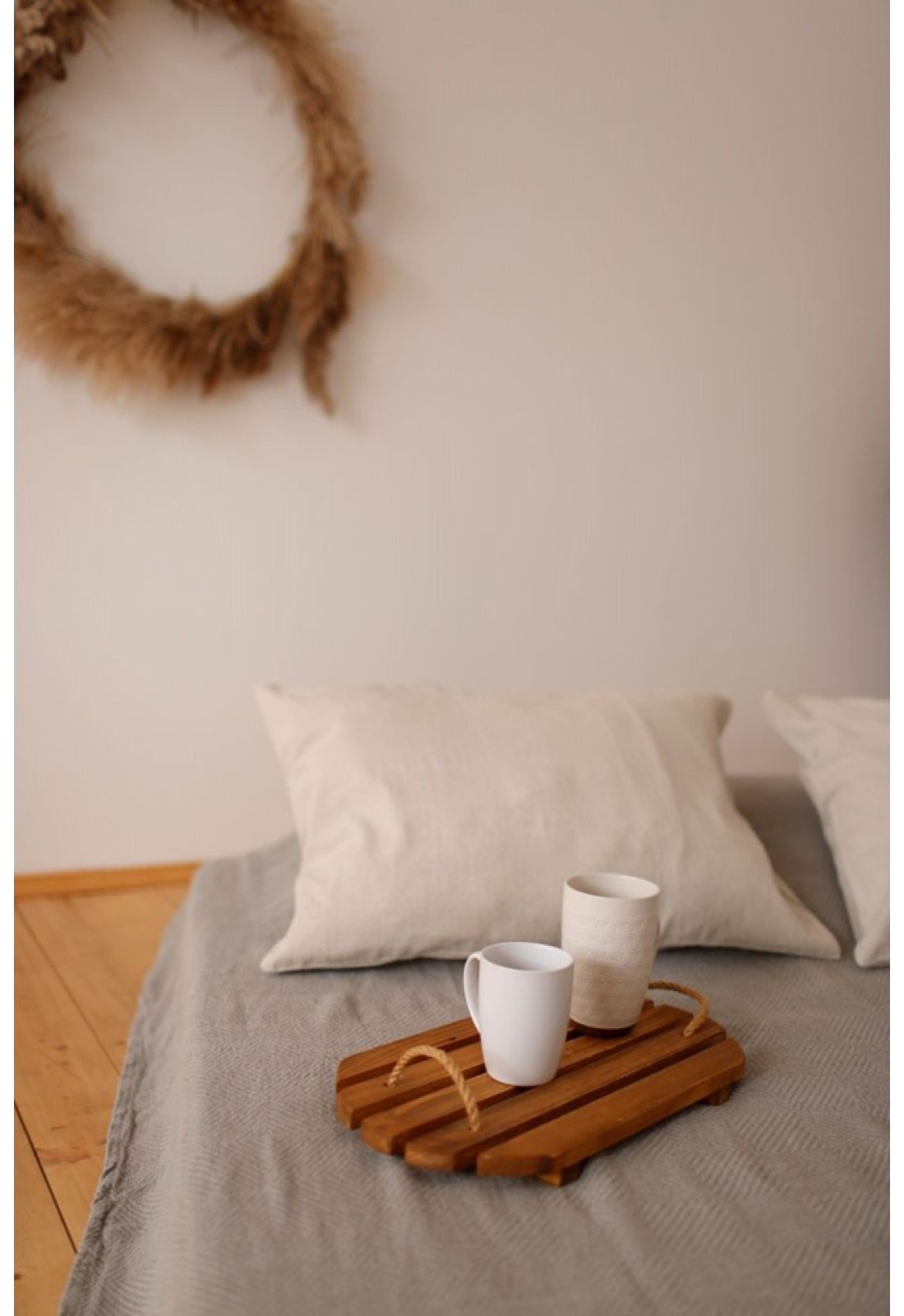 Linen pillowcase Envelope closure Pillow covers Queen Standard