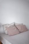 Linen pillowcase with envelope closure 