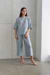 Loose Linen Pants - Wide Leg Trousers - Culottes