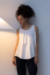 Linen Simple Tank Top - Sleeveless Loose Blouse