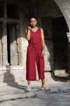 Linen Jumpsuit for Women: Culottes, Sleeveless