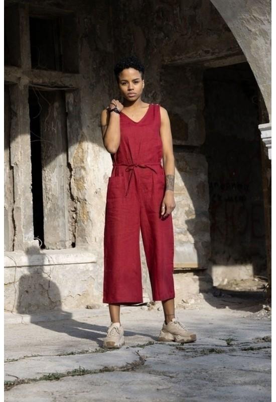 Linen jumpsuit AVERY in various colors