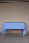 Light - Sky Blue Linen Tablecloth