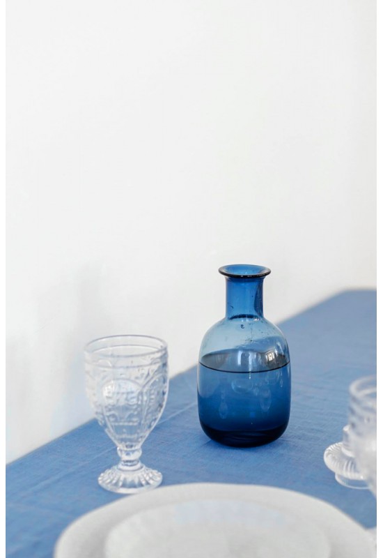 Light - Sky Blue Linen Tablecloth