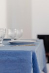 Light - Sky Blue Linen Tablecloth