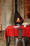 Red Linen Tablecloth