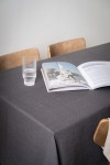 Dark Gray | Charcoal Linen Tablecloth 