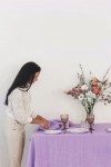 Lavender | Purple Linen Tablecloth 