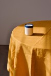 Mustard yellow | Amber linen tablecloth 