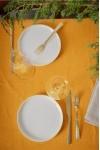 Mustard yellow | Amber linen tablecloth 