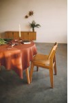 Terracotta -  Burnt orange Linen Tablecloth 