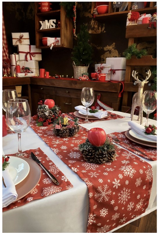 Waterproof Cotton placemats | Christmas prints