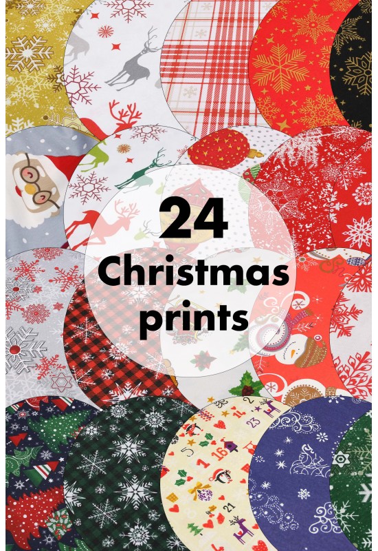 Waterproof cotton tablecloth | 24 Christmas Prints 