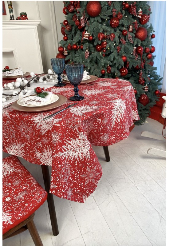 Waterproof cotton tablecloth | Christmas Prints 