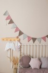 Linen bunting banner 