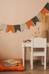 Linen bunting banner 