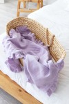 Ruffle Muslin Swaddle Blanket