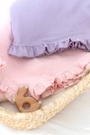 Ruffle Muslin Swaddle Blanket