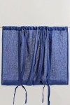 Linen Roll Up blind | Tie Up Valance |Cafe curtain