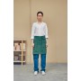 Linen waist mini apron with pockets 