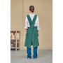 Japanese cross back linen apron 