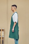 Japanese cross back linen apron 