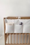 Muslin Organizer with Pockets for Nursery Crib Bed