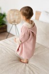 Wrap Waffle Weave Robe with Hood for Kids 