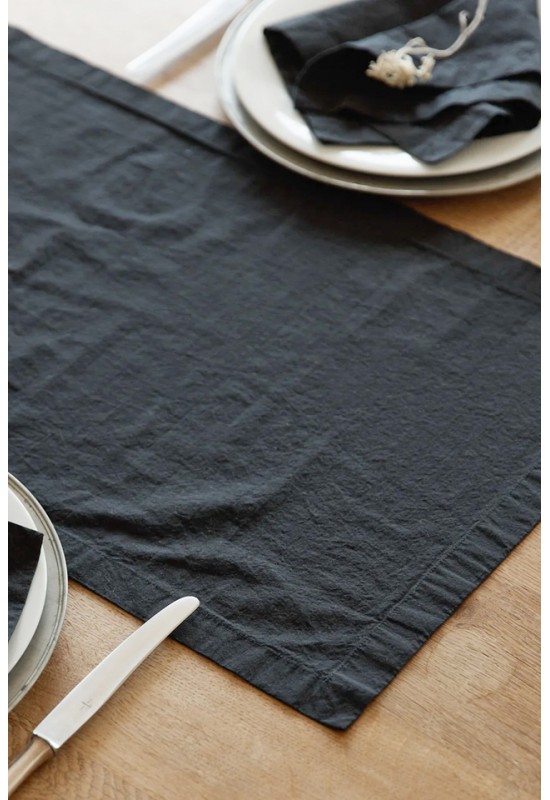 Cotton table runner in 50 Colors - Custom Cover