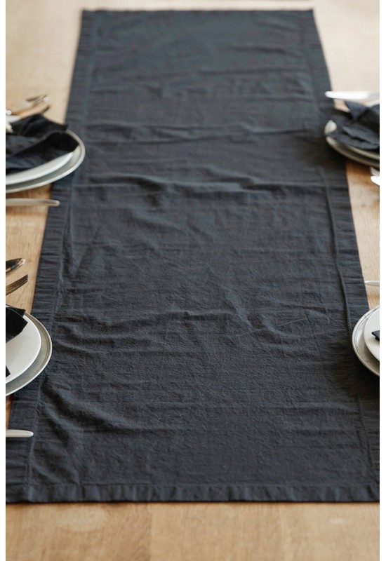 Cotton table runner in 50 Colors - Custom Cover