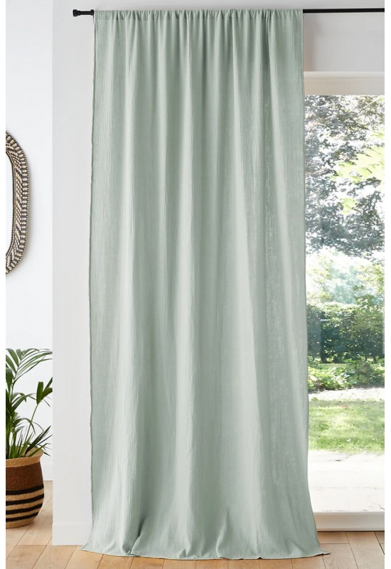 Gauze Muslin Curtains | 30 Colors | Cotton Panels 