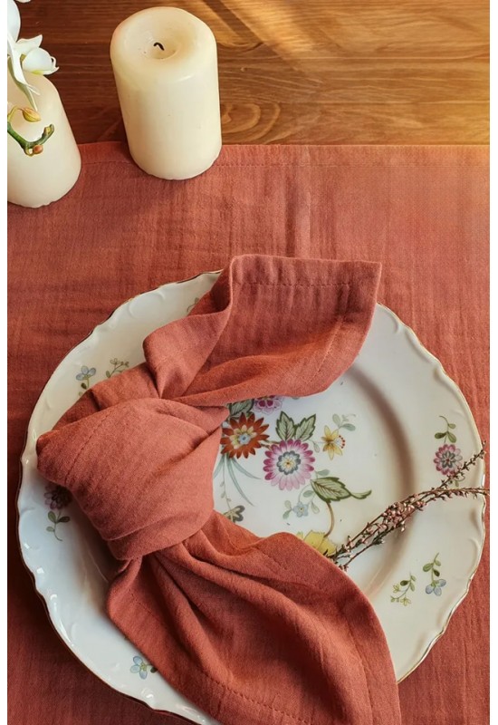 Gauze napkins Set | Cotton Muslin cloth napkins 