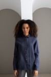 Linen Button-Down Blouse | Women's Tailored Shirt