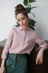 Linen Button-Down Blouse | Women's Tailored Shirt