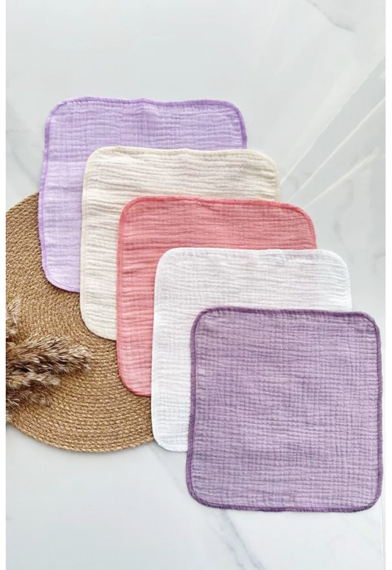 Gauze cotton wipes | Set of 4 | Muslin Washcloths