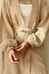 Gauze Muslin Robe | Cotton bathrobe for women