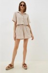 Gauze Muslin shorts | High waist Cotton shorts 