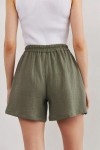 Gauze Muslin shorts | High waist Cotton shorts 