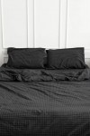 Window Pane Check Cotton Bedding | Small Grid