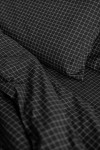 Window Pane Check Cotton Bedding | Small Grid